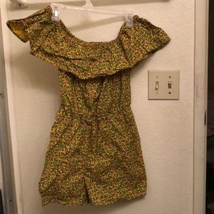 ASOS Floral Bardot Romper